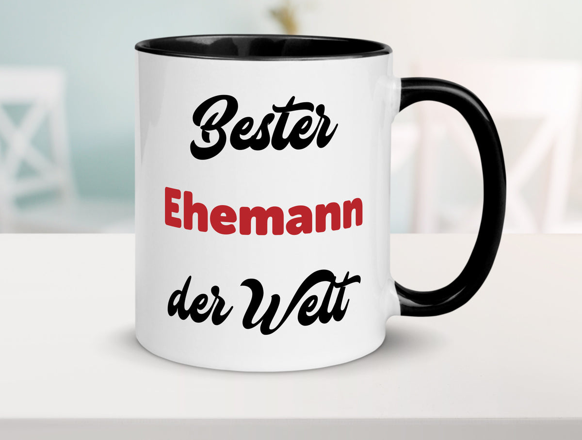 Bester Ehemann der Welt | Ehepaar Geschenkidee Humor Tasse