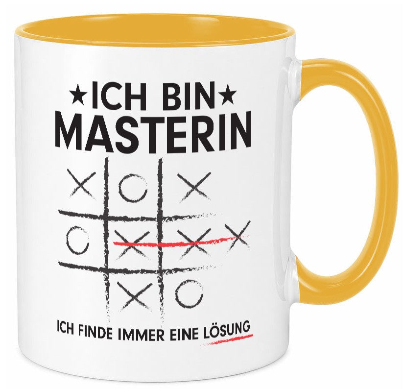 Löse Probleme: Masterin | Student Uni Studium Humor Geschenkidee Tasse
