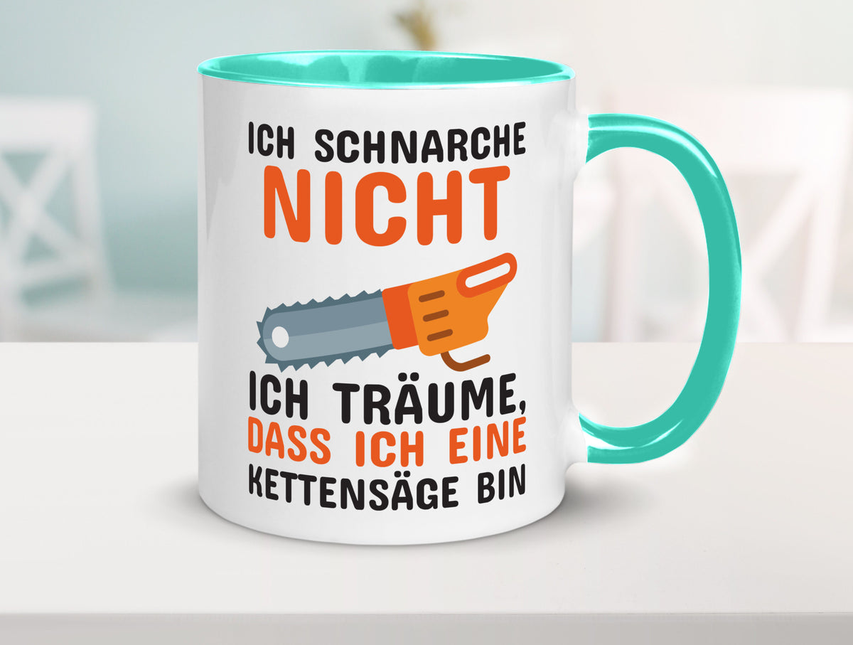 Ich schnarche nicht lustiger Spruch Geschenk Humor Geschenkidee Tasse