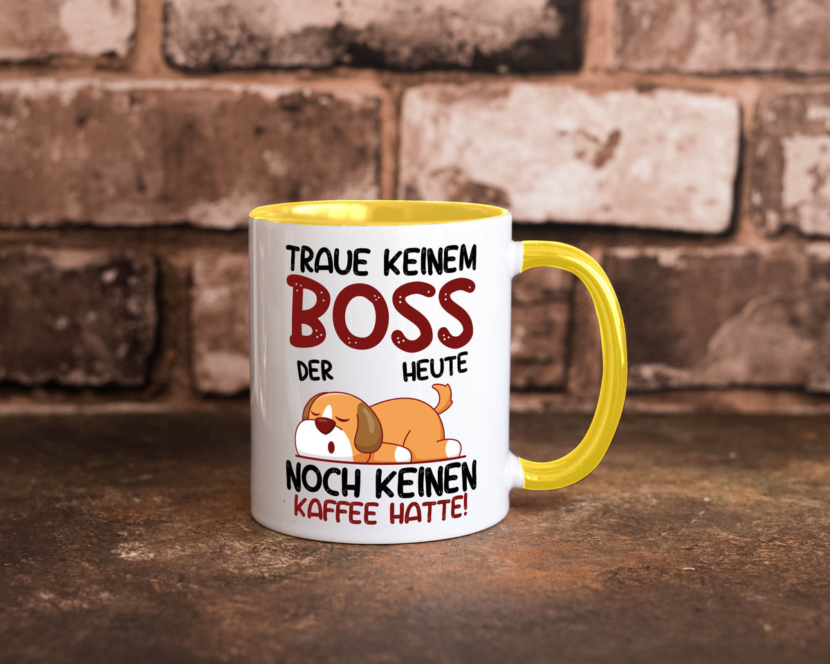 Traue keinem Boss | Führungskraft Vorgesetzter Geschenkidee Humor Tasse
