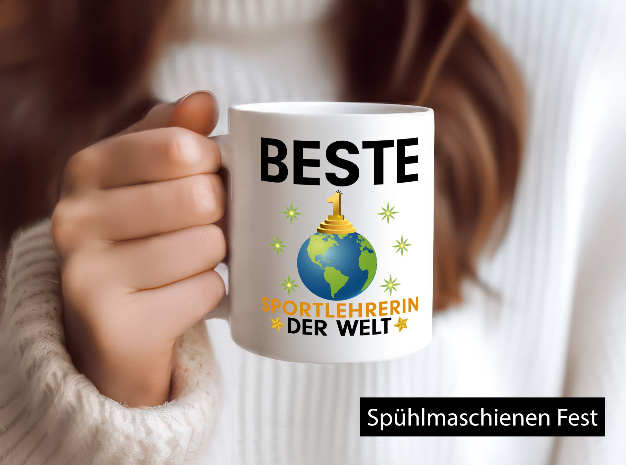 Welt Beste Sportlehrerin | Lehrer Sport lustig Humor Geschenkidee Geschenk Tasse