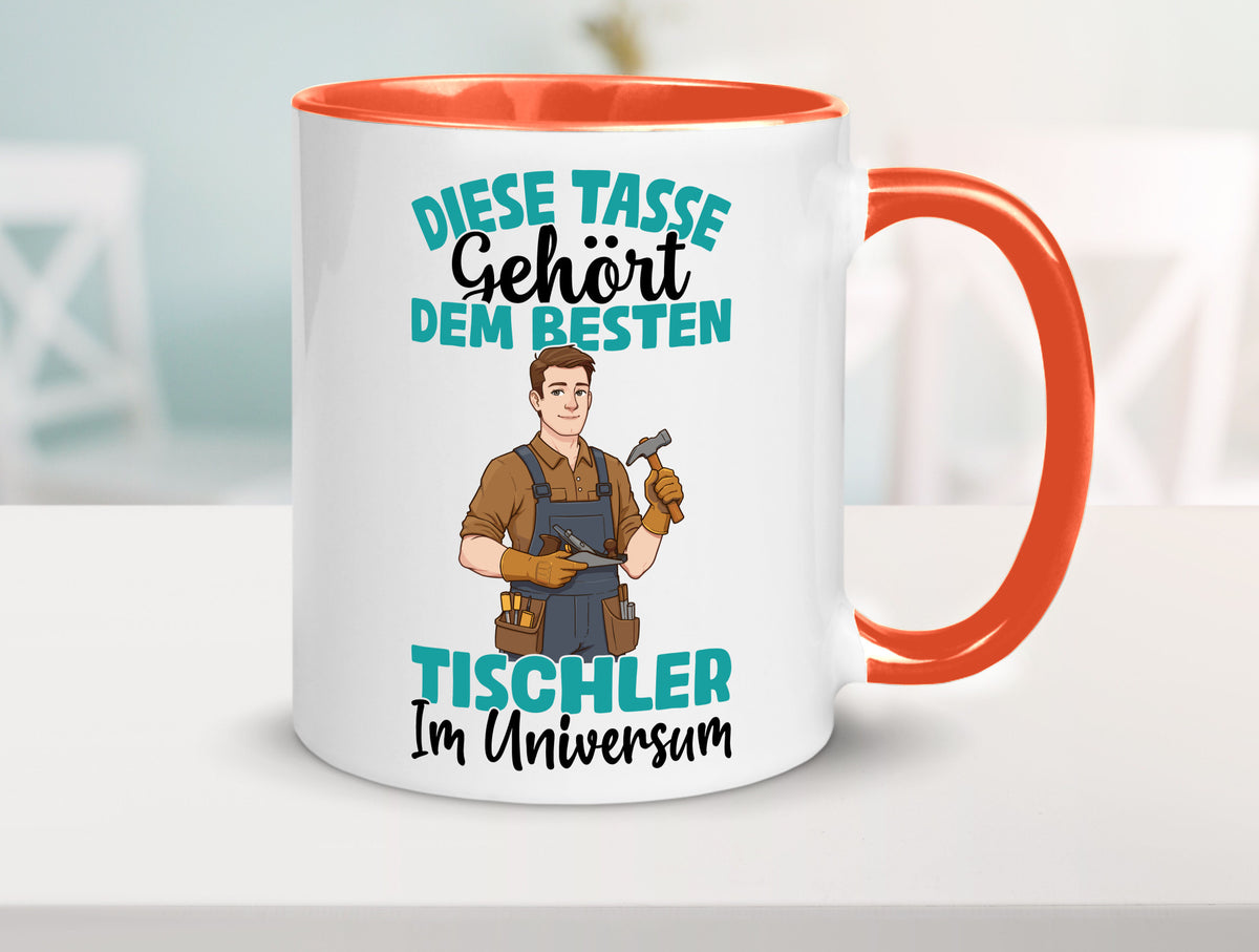Im Universum: Tischler | Handwerk Beruf Tischlerei Geschenkidee Arbeit Kollegen Tasse