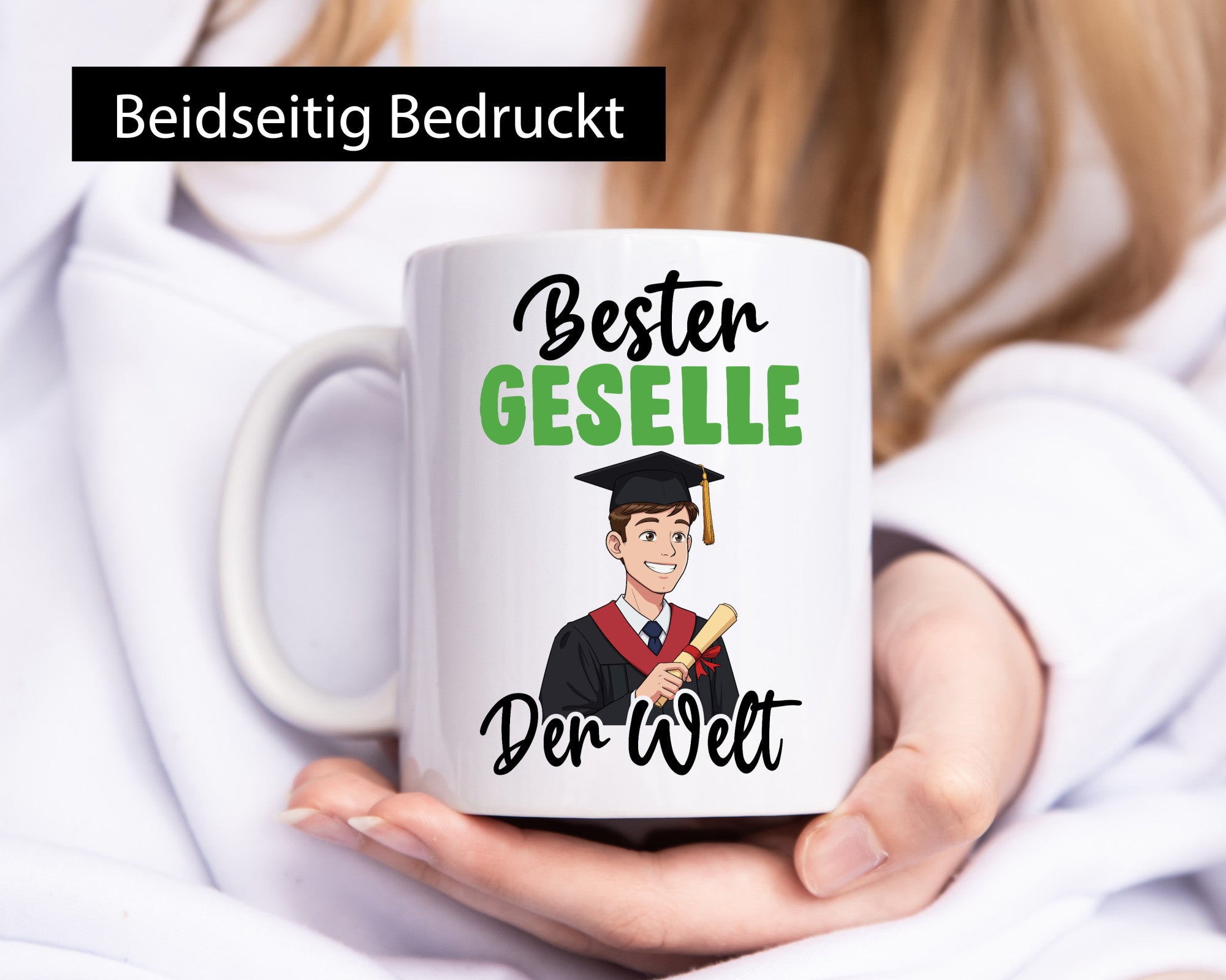 Bester Geselle | Handwerker v2 lustig Humor Geschenkidee Geschenk Tasse