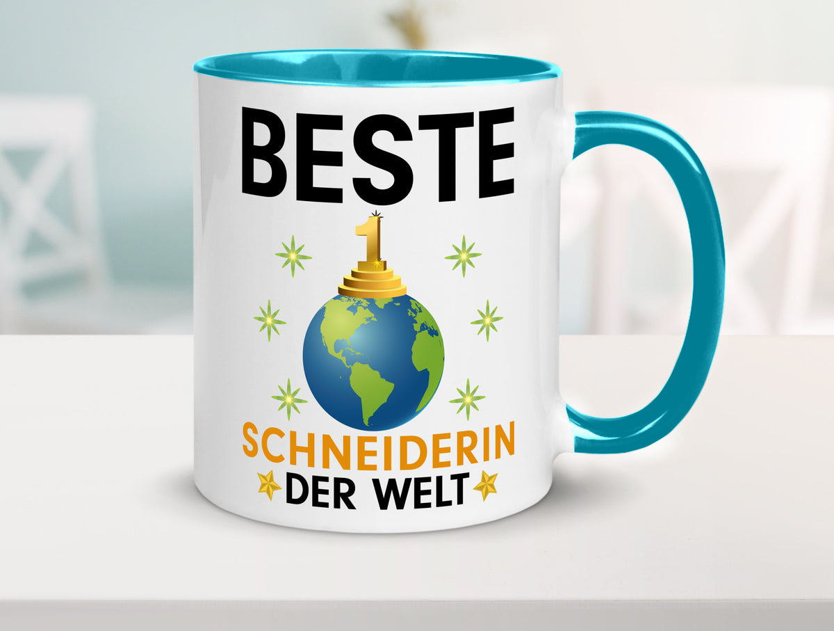Welt Beste Schneiderin | Beruf Schneiderei lustiger Spruch Geschenk Arbeit Tasse