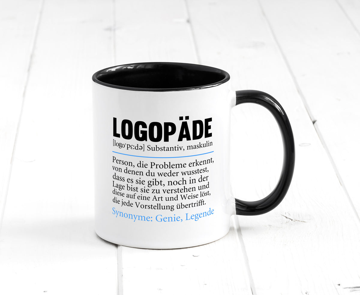 Logopäde | Spruch lustig Sprachtherapie Beruf lustiger Geschenk Arbeit Kollegen Tasse