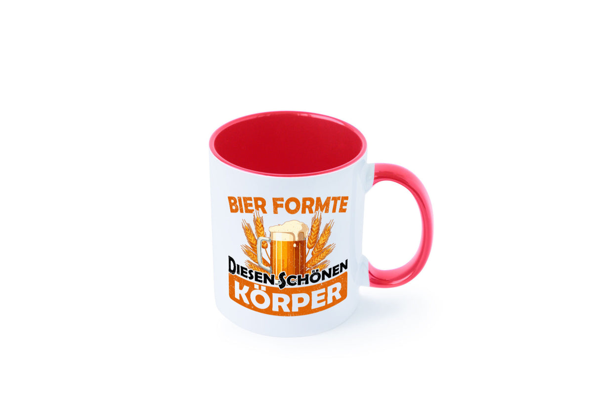 Bier förmte diesen Körper | bierliebhaber v2 Humor Geschenkidee Tasse