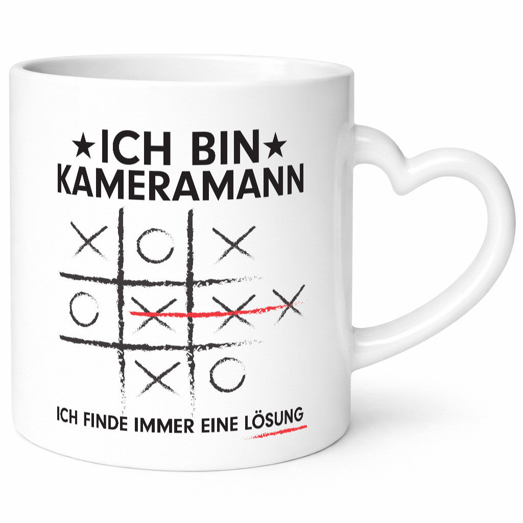 Löse Probleme: Kameramann | Kamera Humor Geschenkidee Tasse