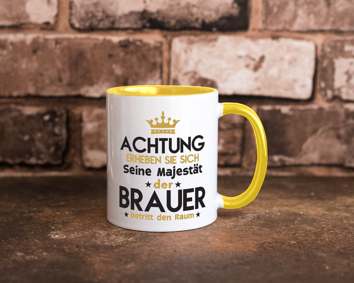 Seine Majestät Brauer | Bier Brauerei Humor Geschenkidee Tasse