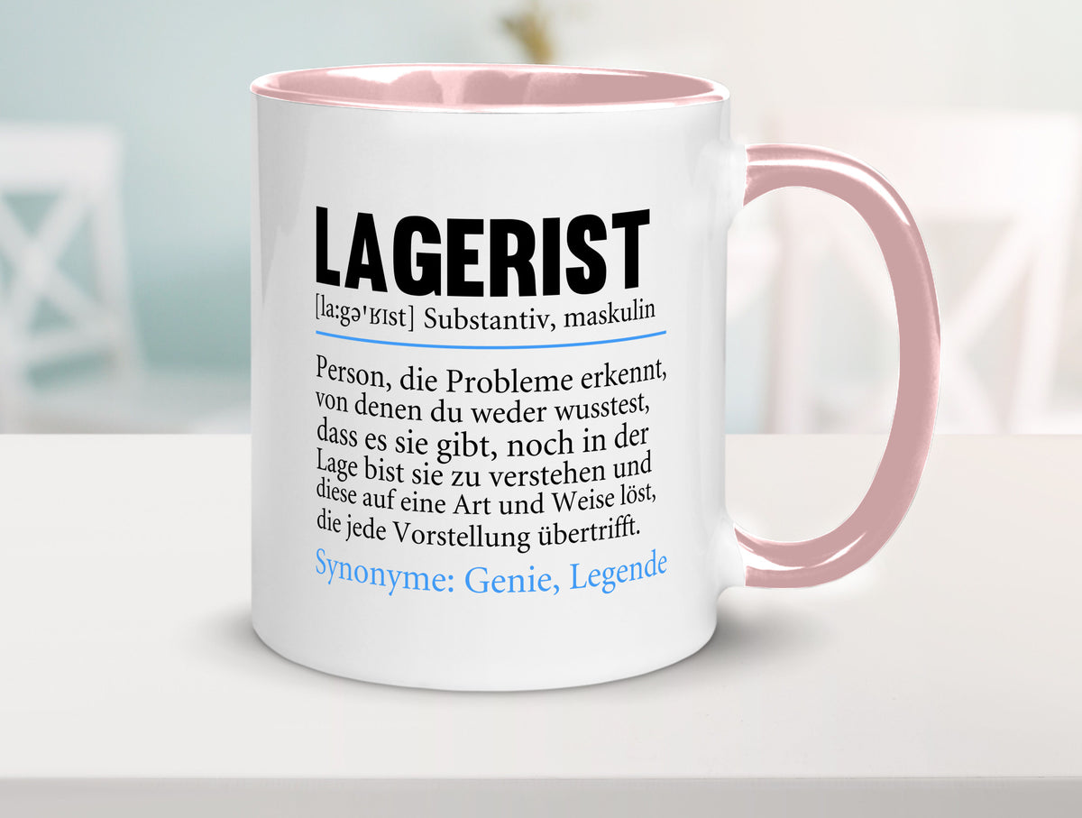 Lagerist | Spruch Beruf Lageristen Lager Arbeiter lustiger Geschenk Arbeit Tasse
