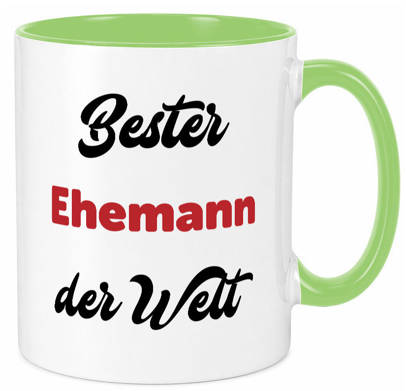 Bester Ehemann der Welt | Ehepaar Geschenkidee Humor Tasse