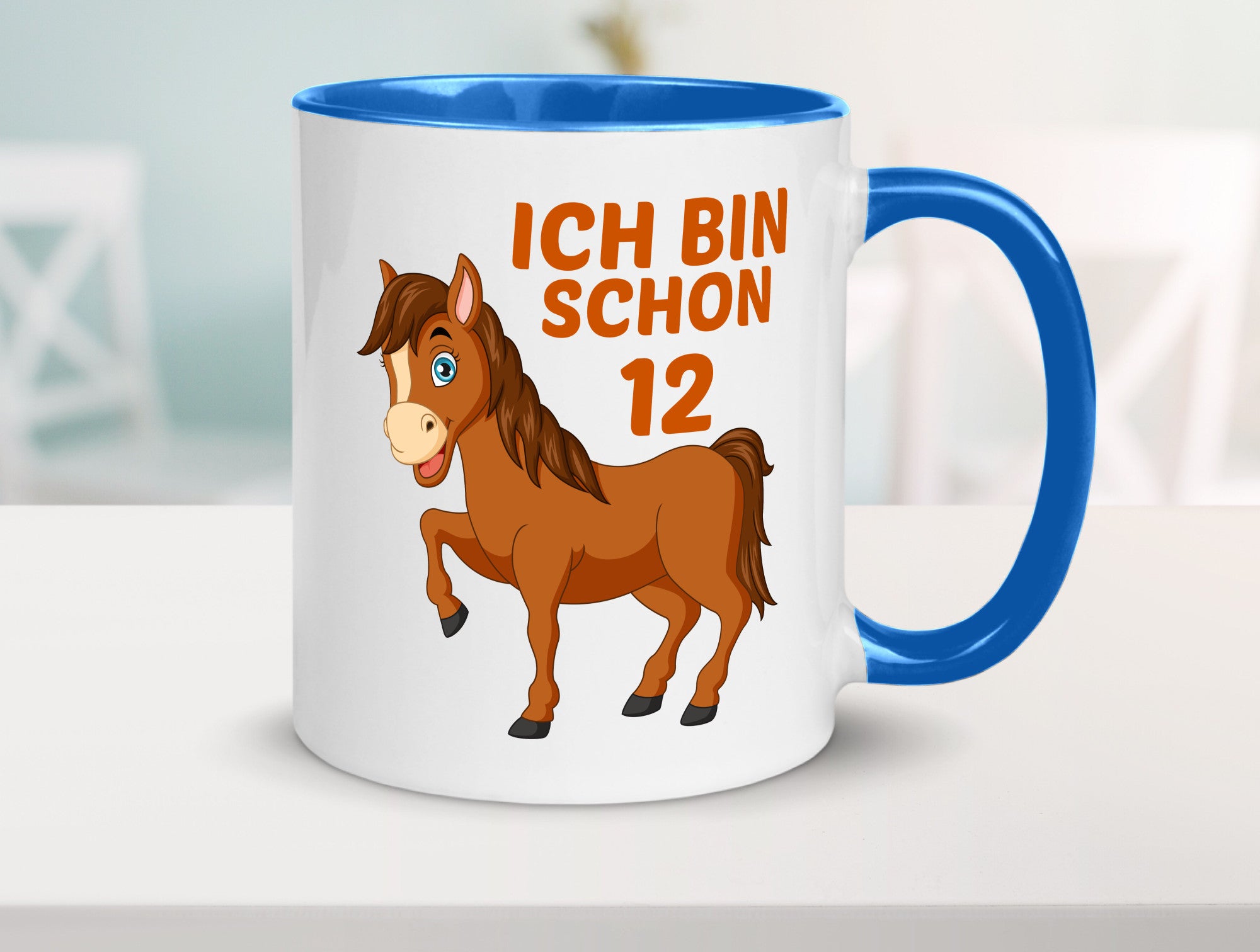 12. Geburtstag | Ich bin schon 12 Pferde Pony Geschenkidee Humor Tasse