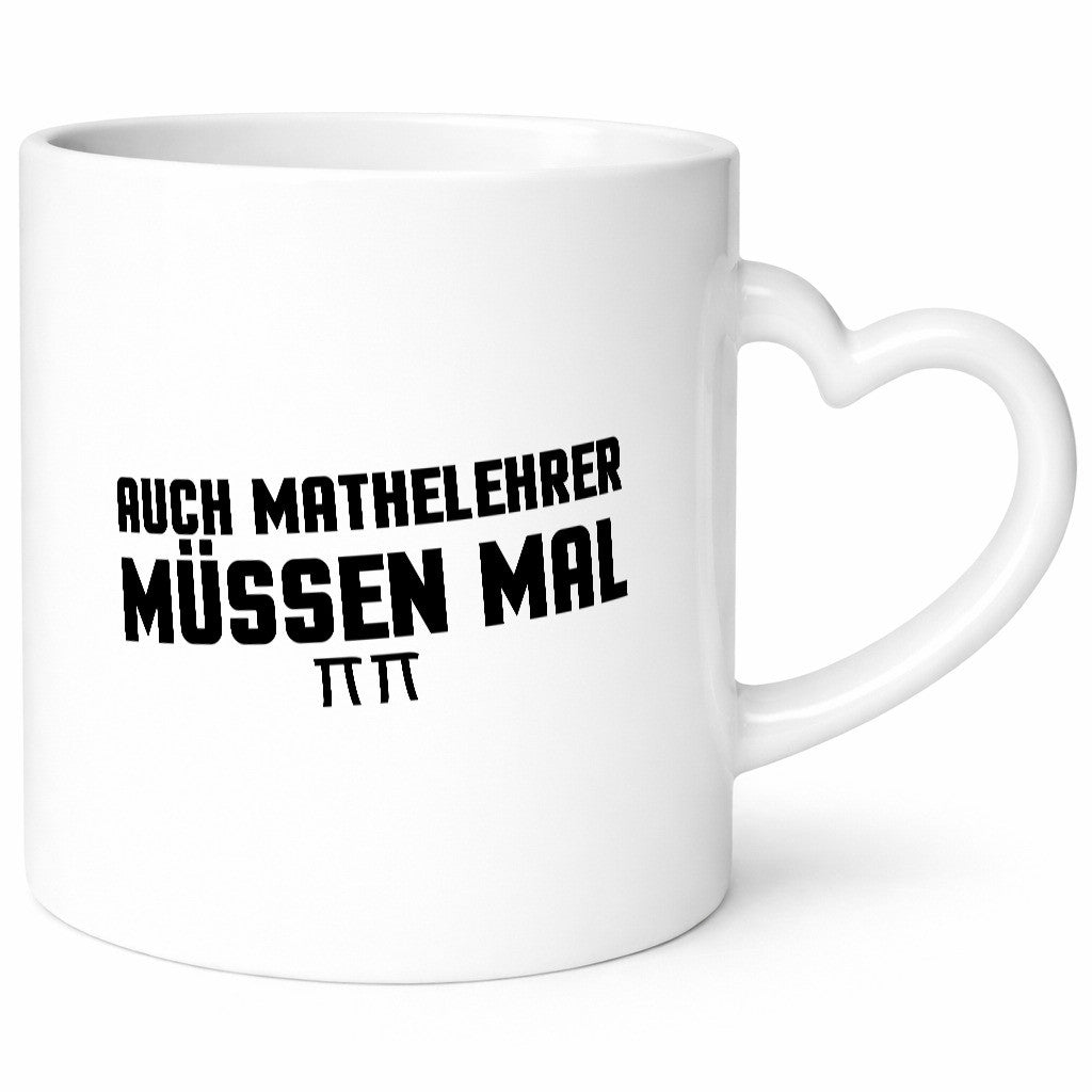 Auch Mathelehrer müssen mal | Schule Mathe lustig Humor Geschenkidee Geschenk