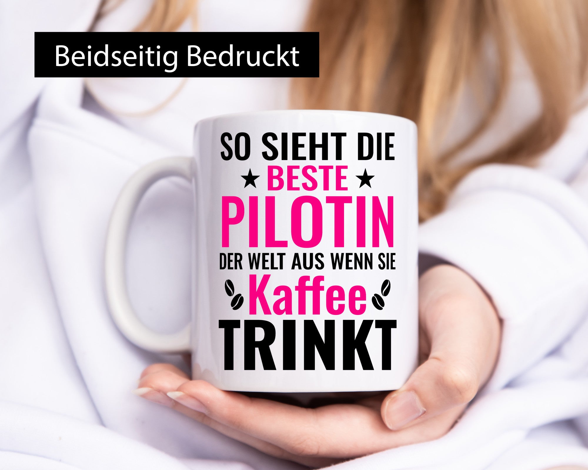 Kaffee trinkt: Pilotin | Definition Piloten Humor Geschenkidee Tasse