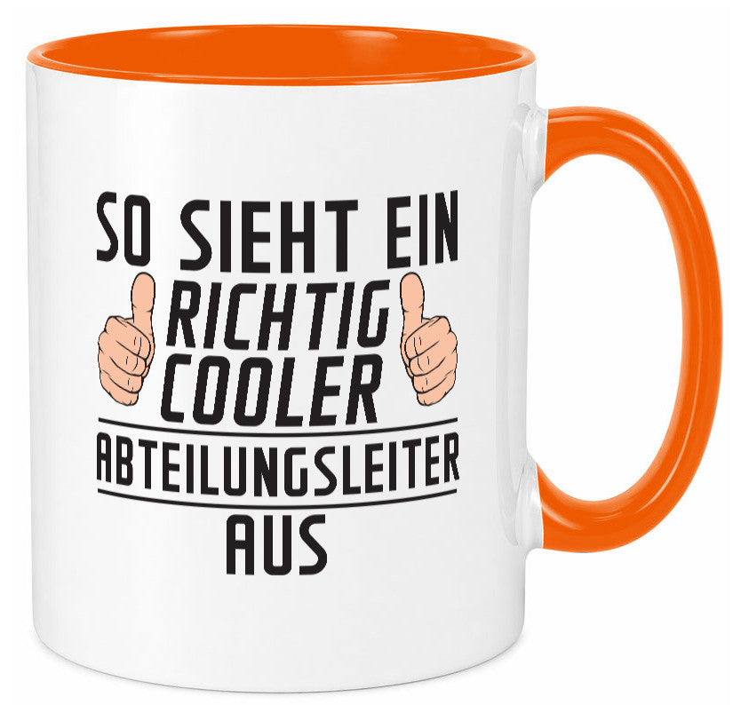 Richtig Cooler Abteilungsleiter| Führungskraft lustiger Spruch Geschenk Humor