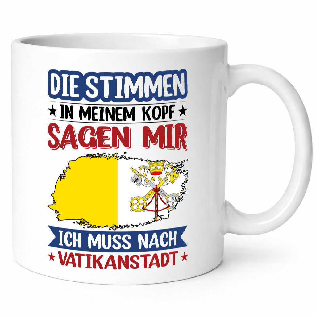 Vatikanstadt | Urlaub Stimmen in meinem Kopf Traumland Geschenk Humor