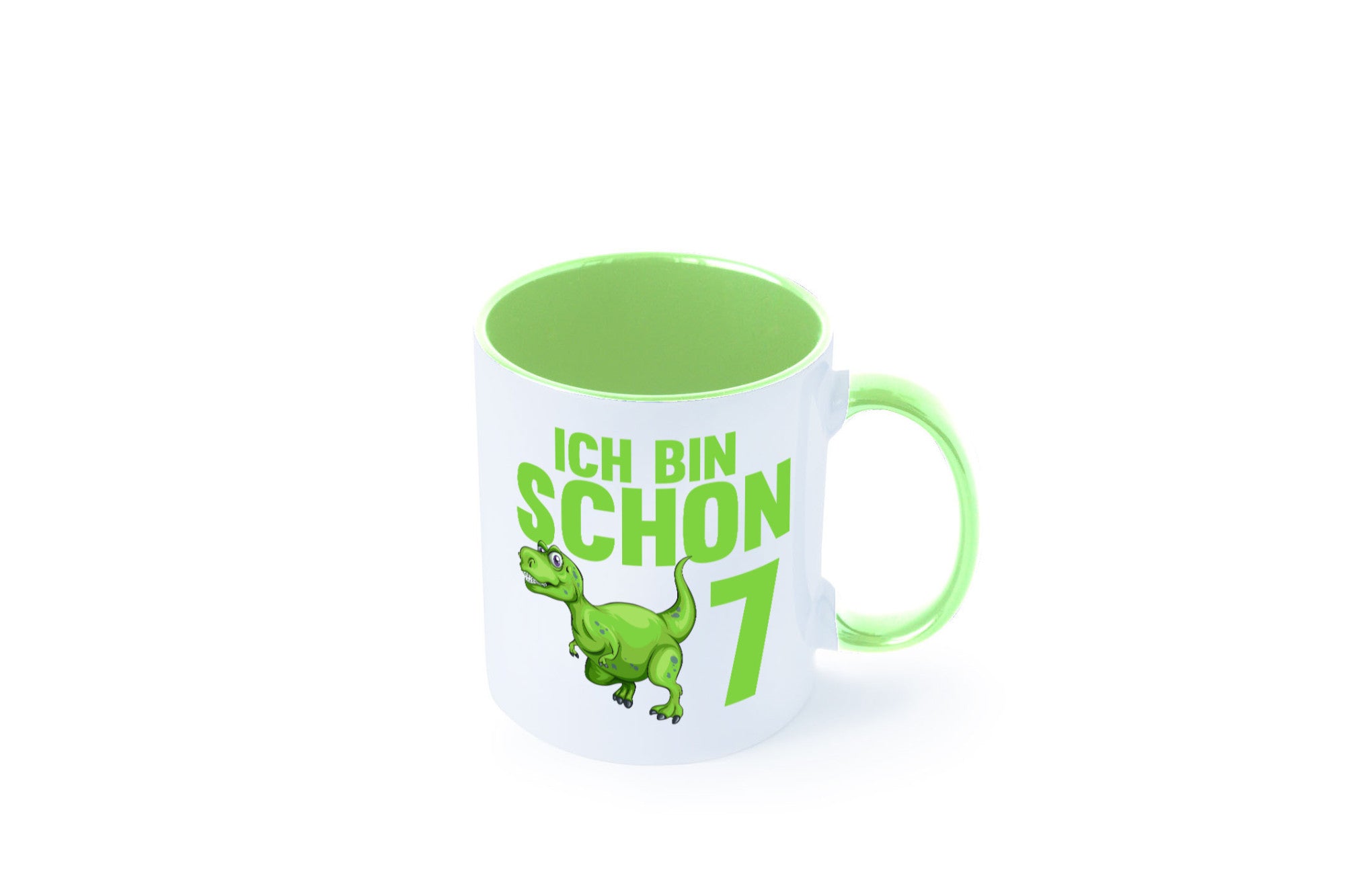7. Geburtstag | 7 Jahre Dino Dinosaurier Humor Geschenkidee Tasse