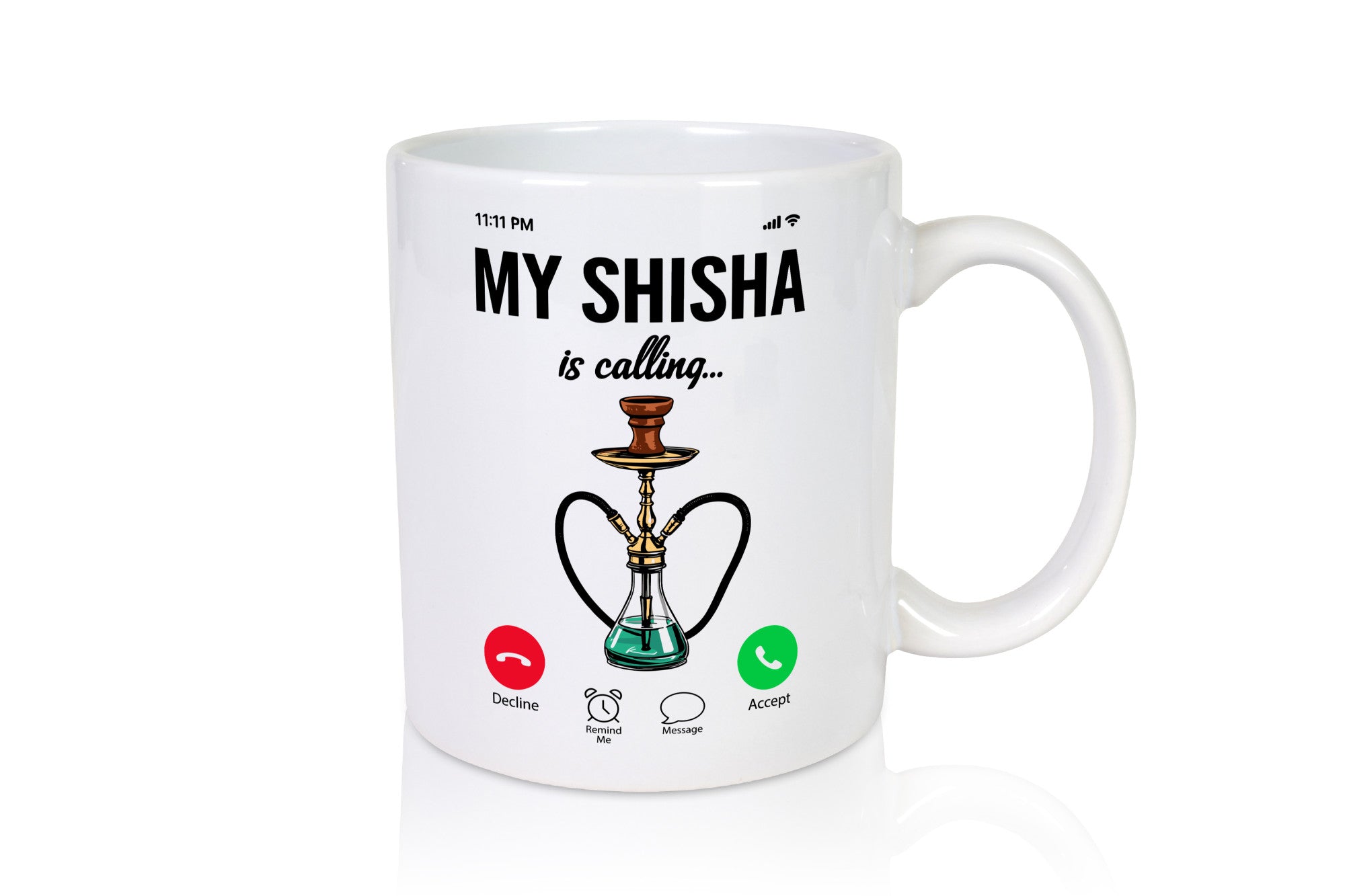 Sisha ruft an | Shisha Shishaliebhaber lustiger Spruch Geschenk Humor