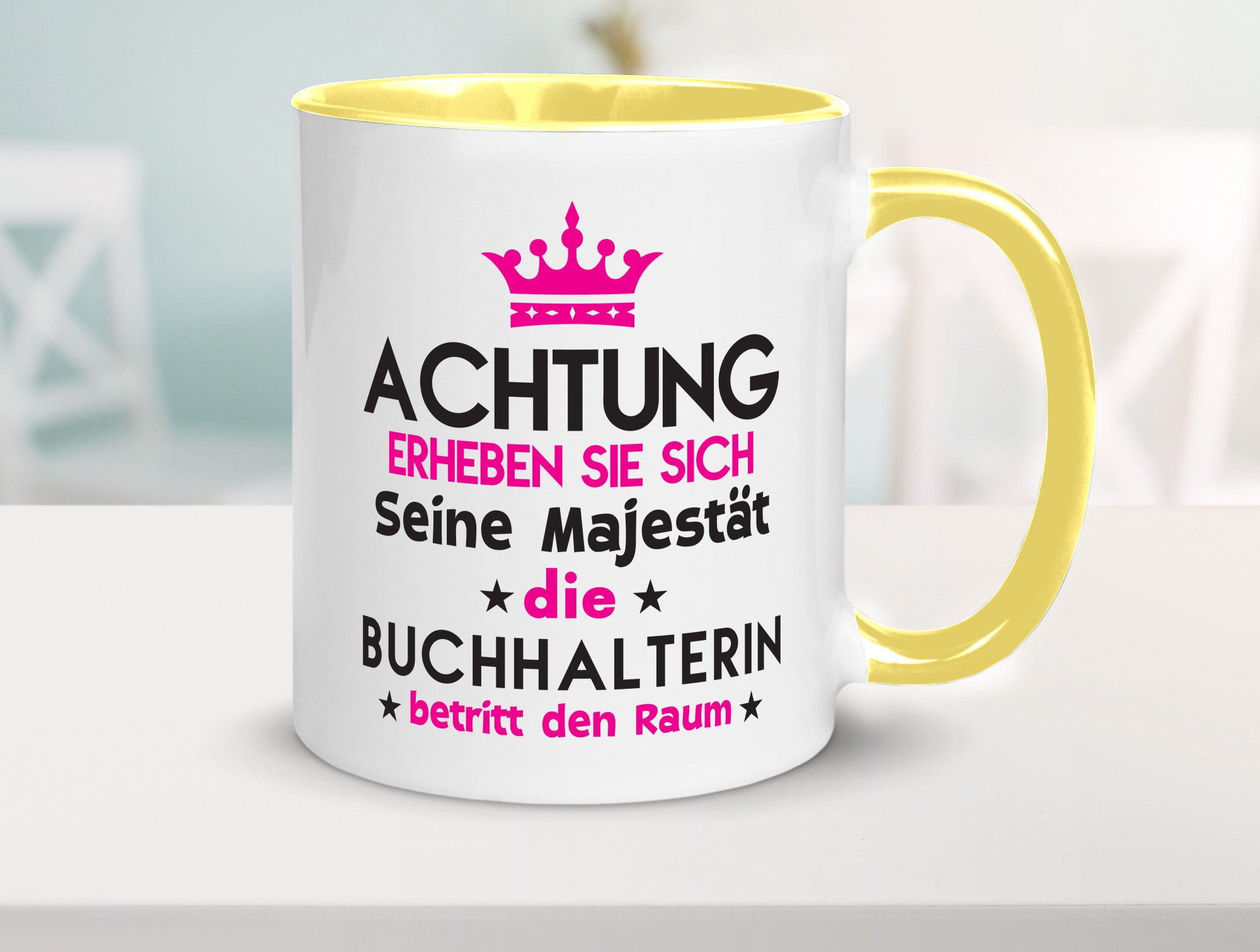 Seine Majestät Buchhalterin | Buchhaltung Humor Geschenkidee Tasse