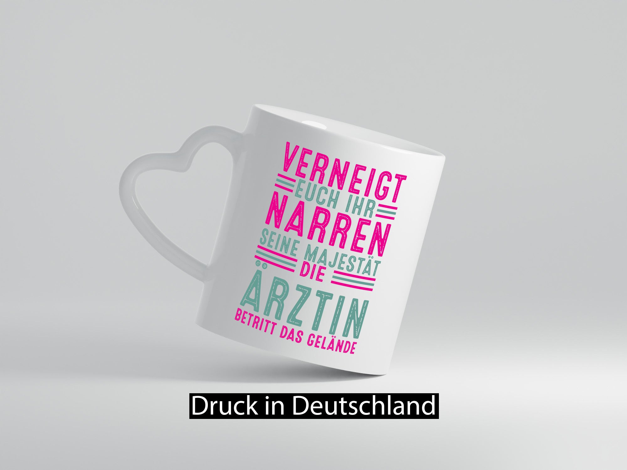 Verneigt euch: Ärztin | Medizin Doktorin Fachärztin v2 Geschenkidee Humor Tasse