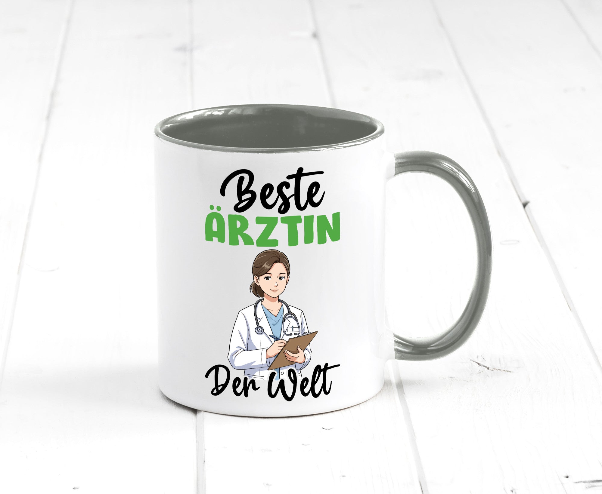 Beste Ärztin | Medizin Doktorin Fachärztin v2 Humor Geschenkidee Tasse