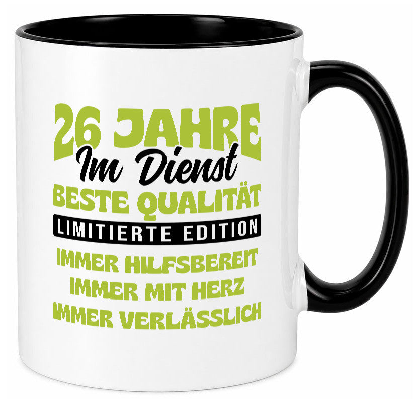 26 Jahre im Dienst | Jubiläum Arbeit v4 Geschenk Kollegen Büro lustiger Spruch