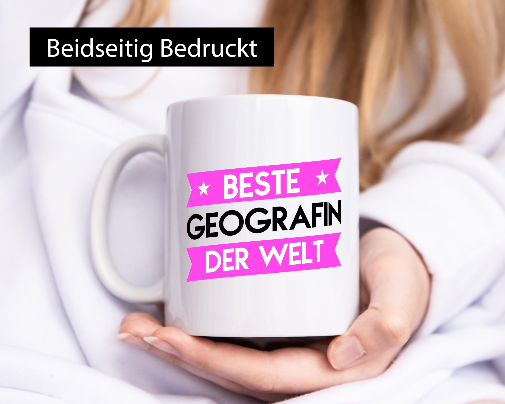 Beste Geografin | Geografie lustiger Spruch Geschenk Humor Geschenkidee Tasse