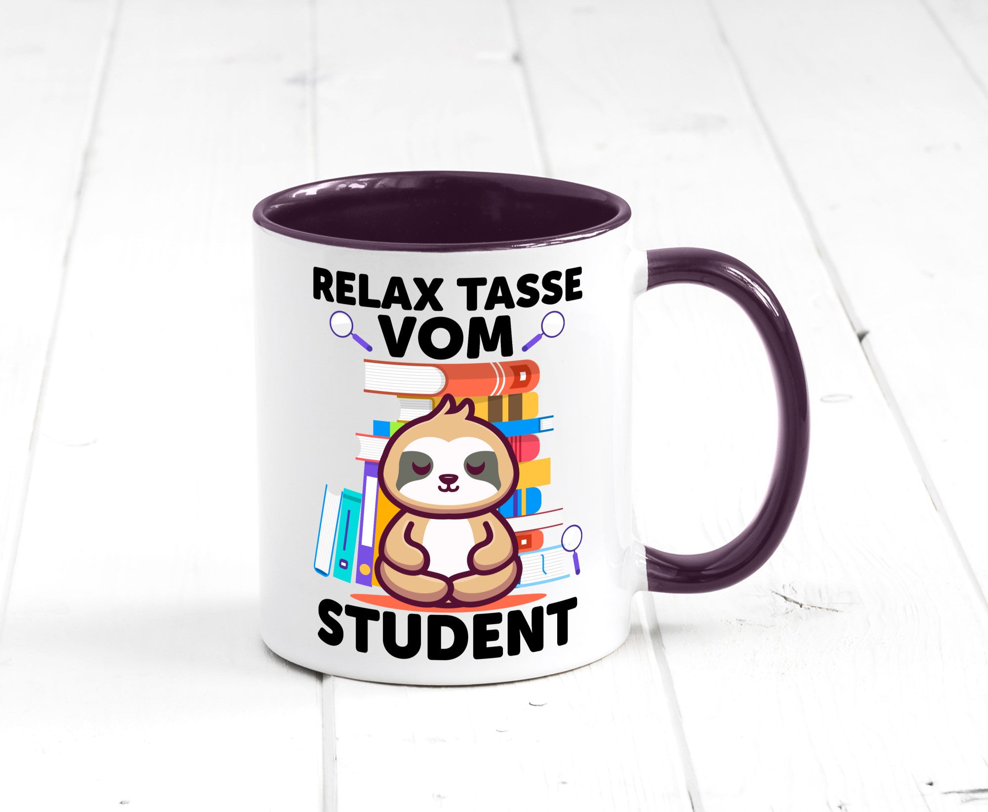 Relax Tasse: Student | Universität Uni Studium lustiger Spruch Geschenk Humor