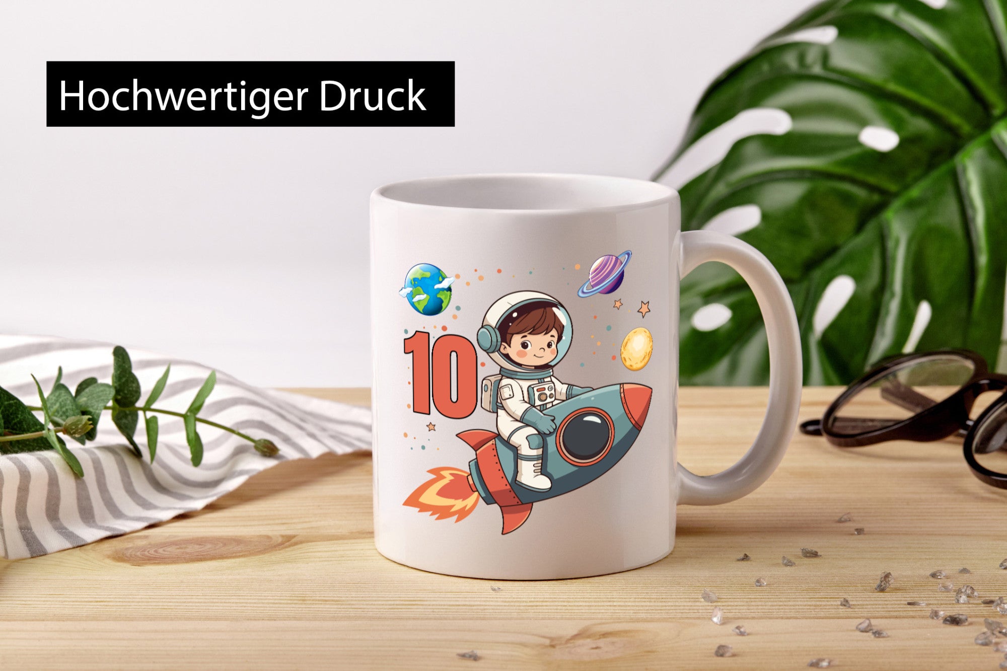 10. Geburtstag | 10 Jahre Astronaut Weltraum Geschenkidee Humor Tasse