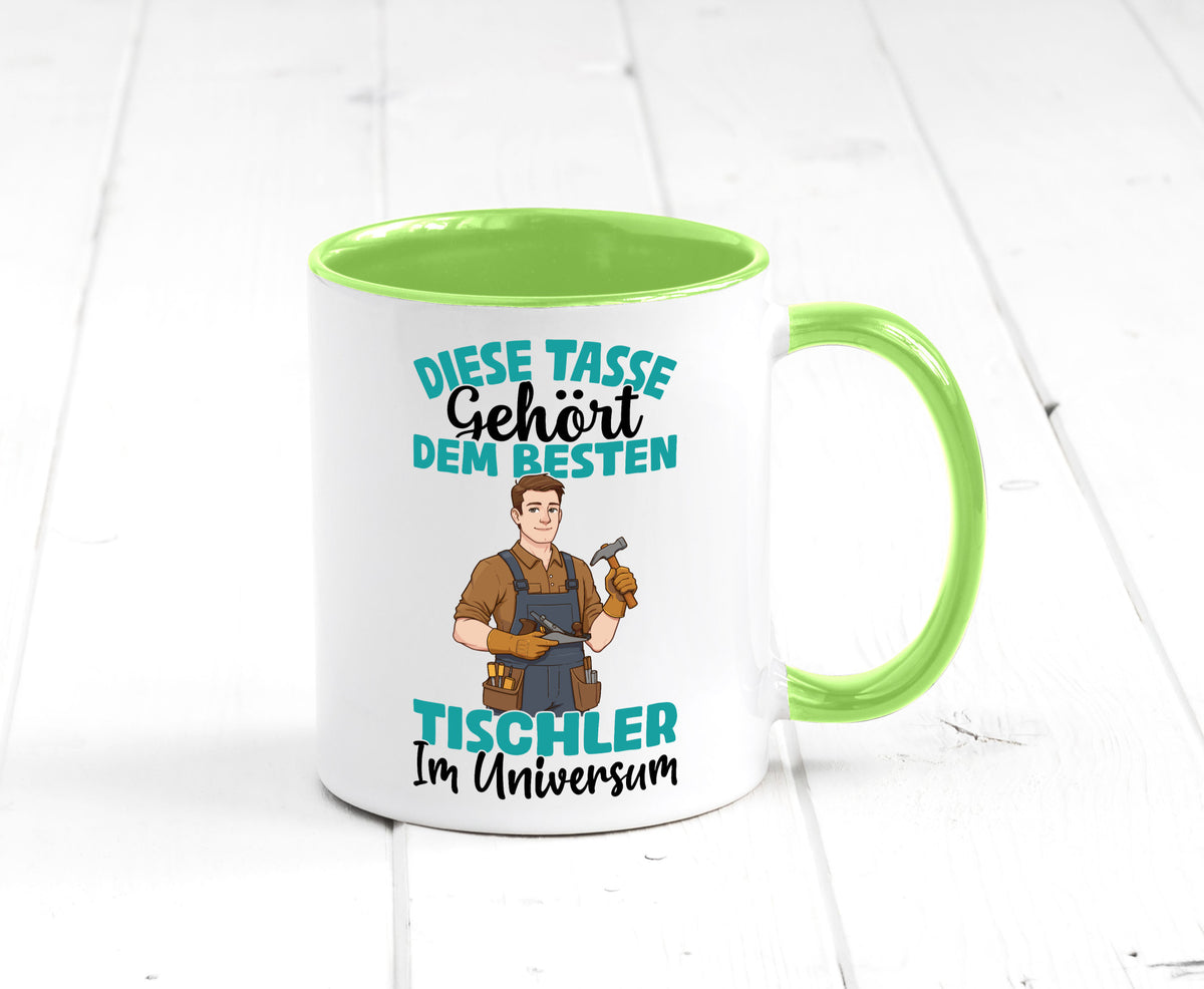 Im Universum: Tischler | Handwerk Beruf Tischlerei Geschenkidee Arbeit Kollegen Tasse