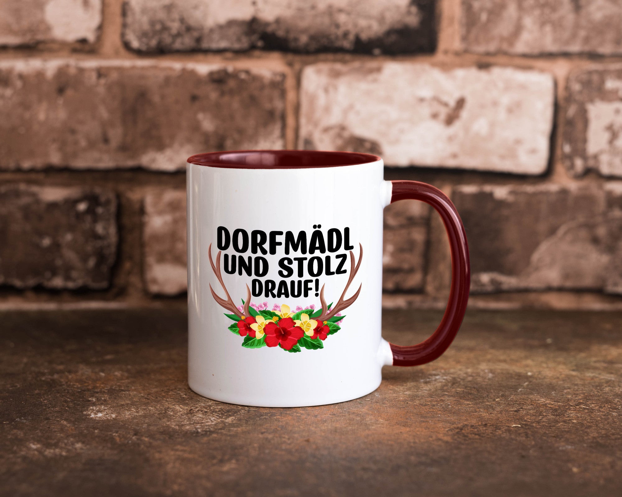 Dorfmädel und stolz drauf | Dorfkind Dorf v2 Geschenkidee Humor Tasse