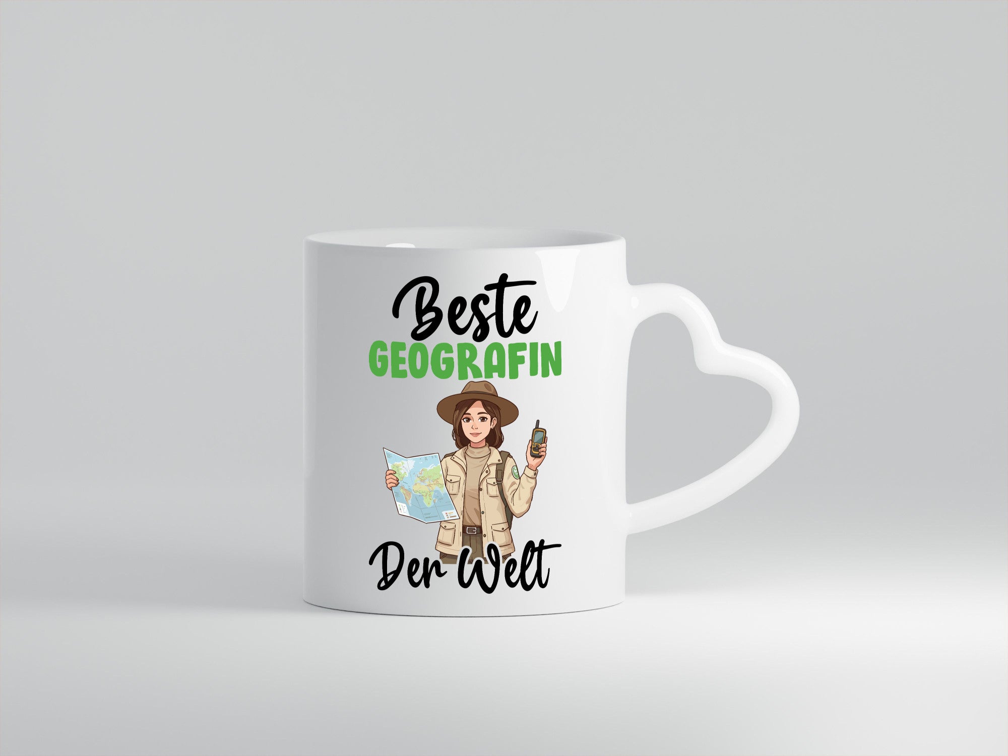 Beste Geografin | Geografie v2 Humor Geschenkidee Tasse