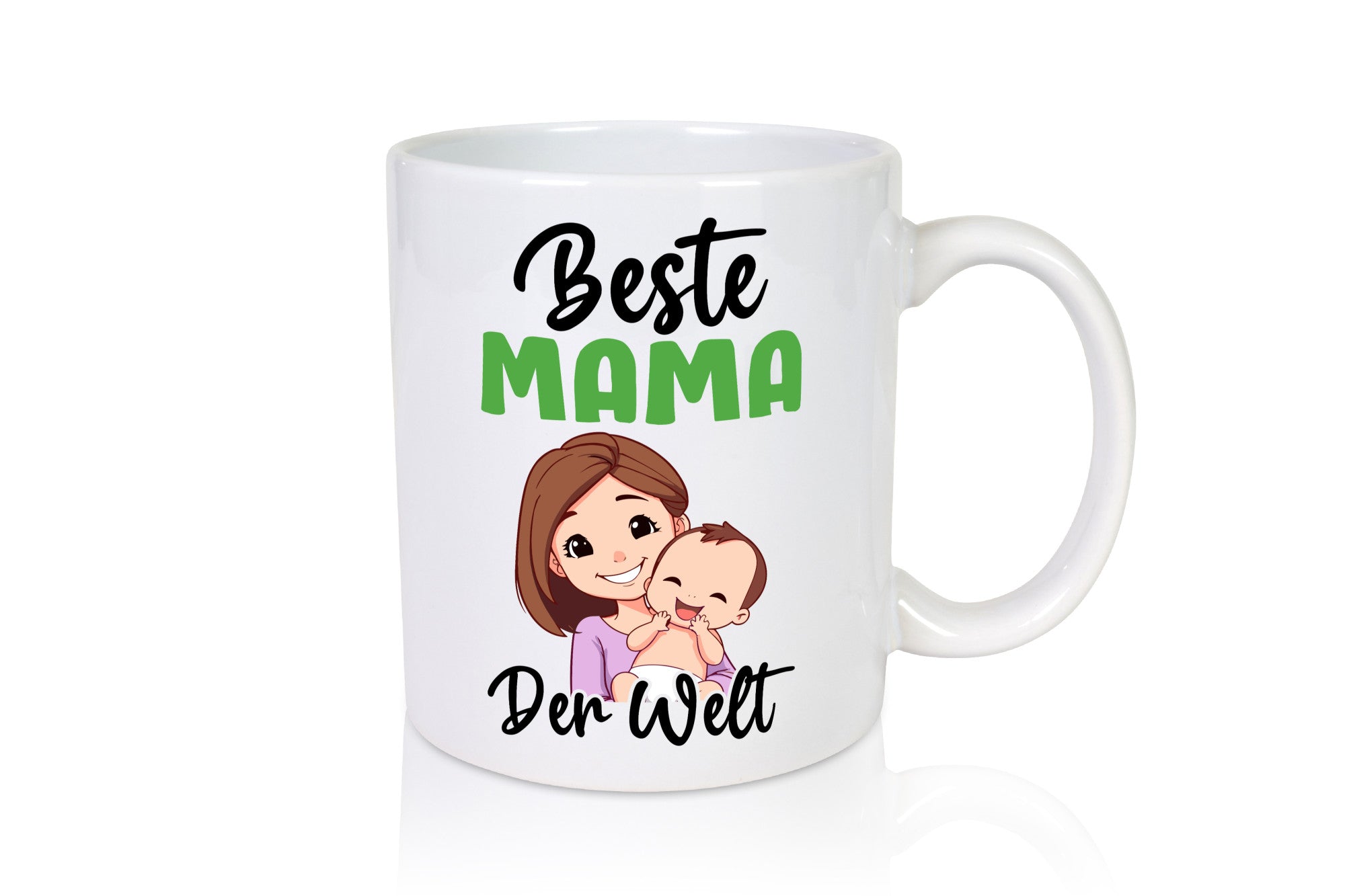 Beste Mama | Muttertag Familie Humor Geschenkidee Tasse