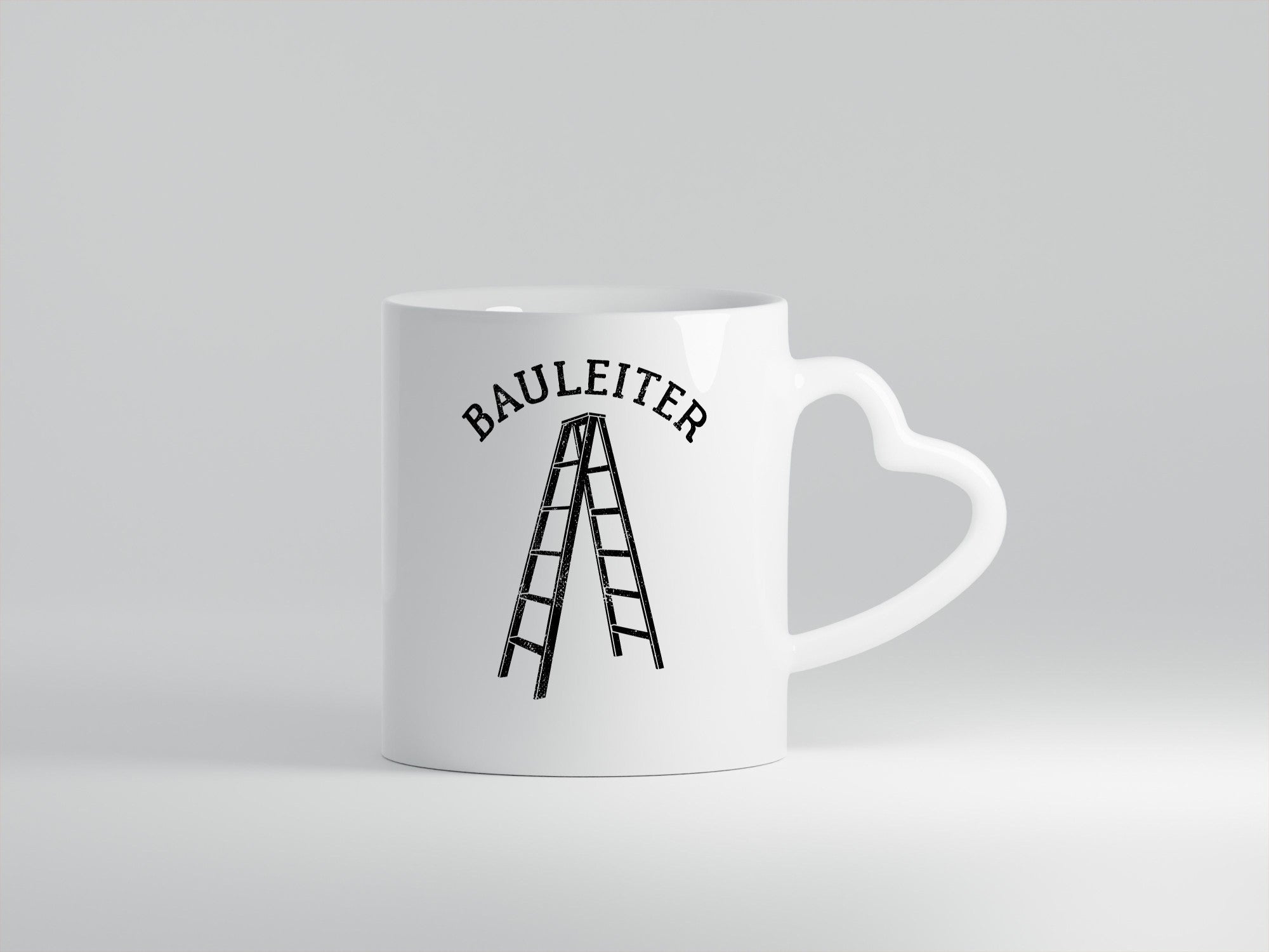 Bauleiter - Baustelle Leiter Wortspiel lustig Humor Geschenkidee Geschenk Tasse