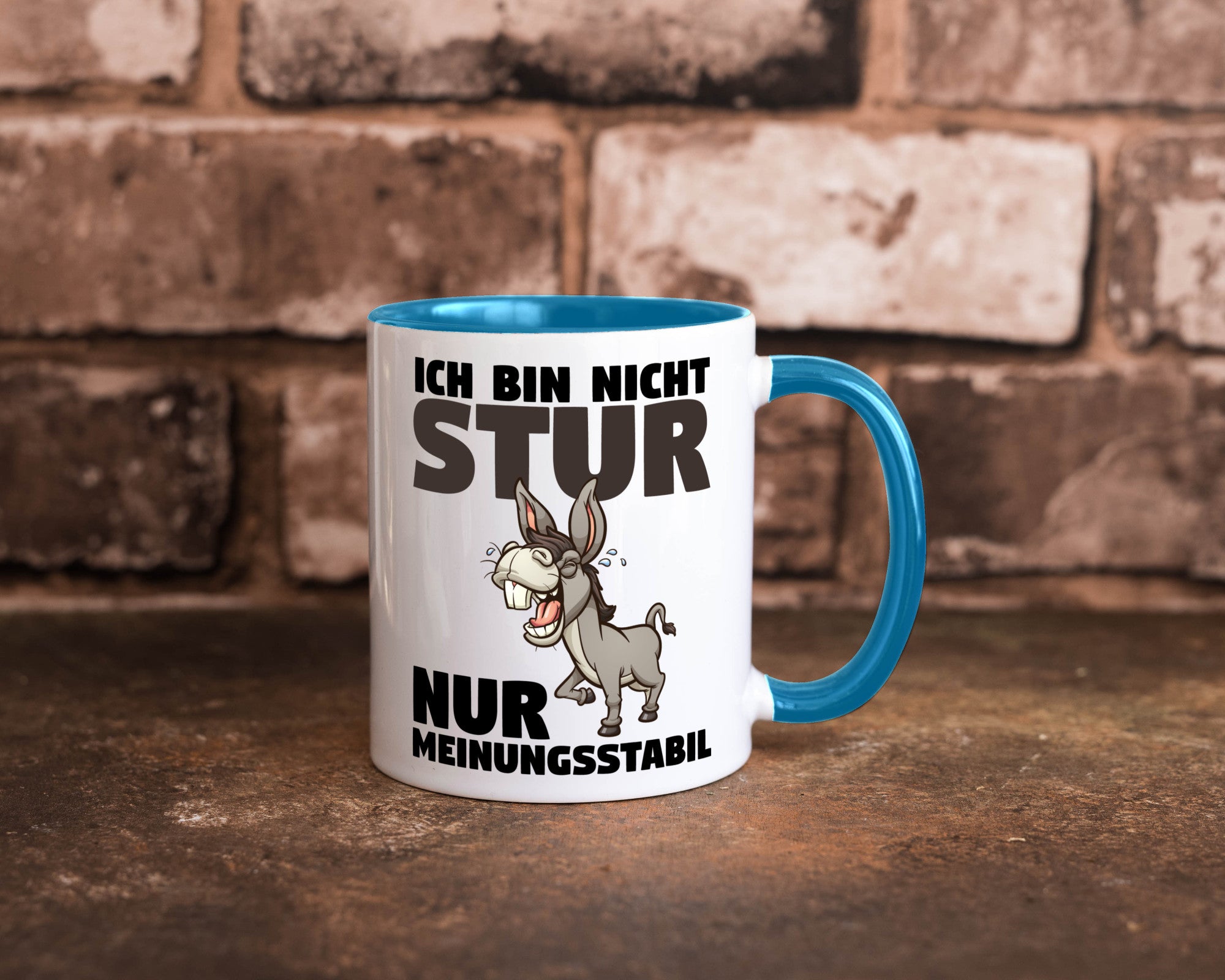 Sturer Esel | Sturkopf Tasse Dickkopf Spruch Humor lustiger Geschenk