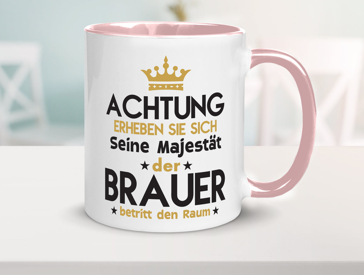 Seine Majestät Brauer | Bier Brauerei Humor Geschenkidee Tasse