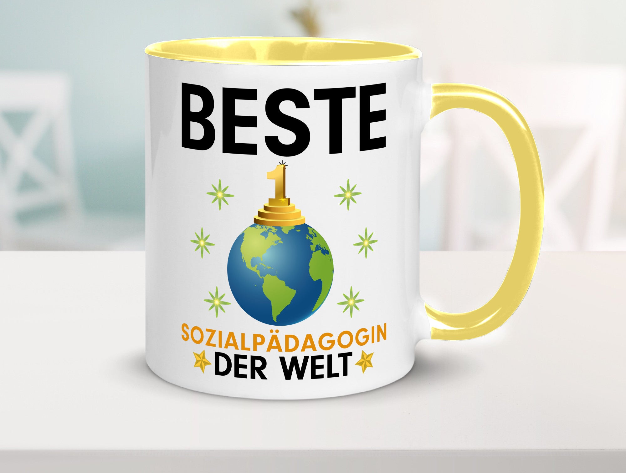 Welt Beste Sozialpädagogin | Humor Pädagogin Geschenkidee Tasse
