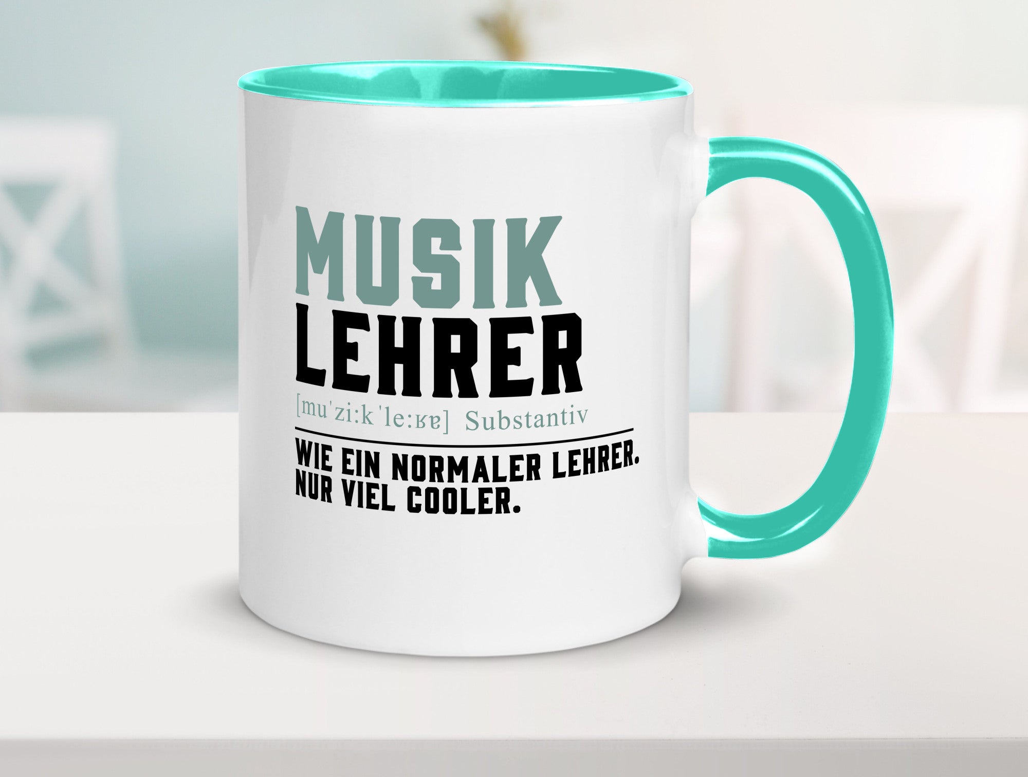Musiklehrer | Lehrer Unterricht Lieblingslehrer Geschenkidee Humor Tasse
