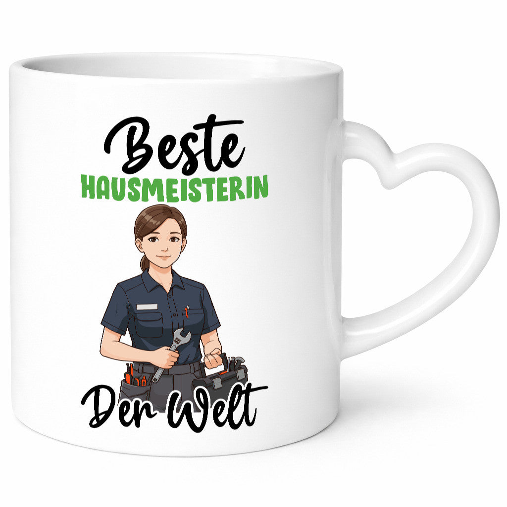 Beste Hausmeisterin | Hauswart v2 Humor Geschenkidee Tasse