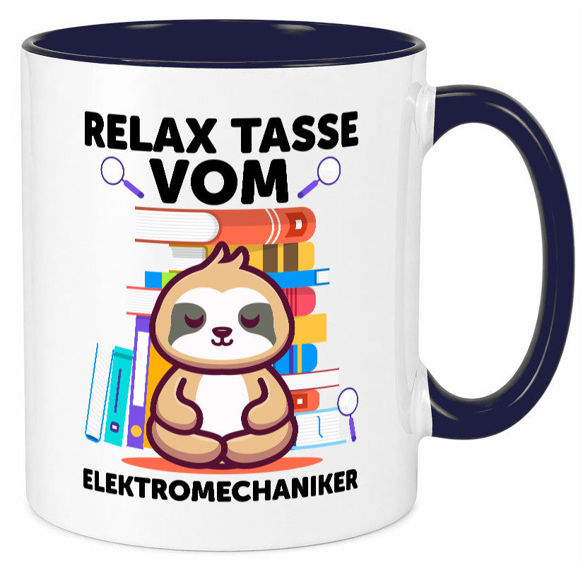 Relax Tasse: Elektromechaniker | Mechaniker Geschenk Humor Geschenkidee