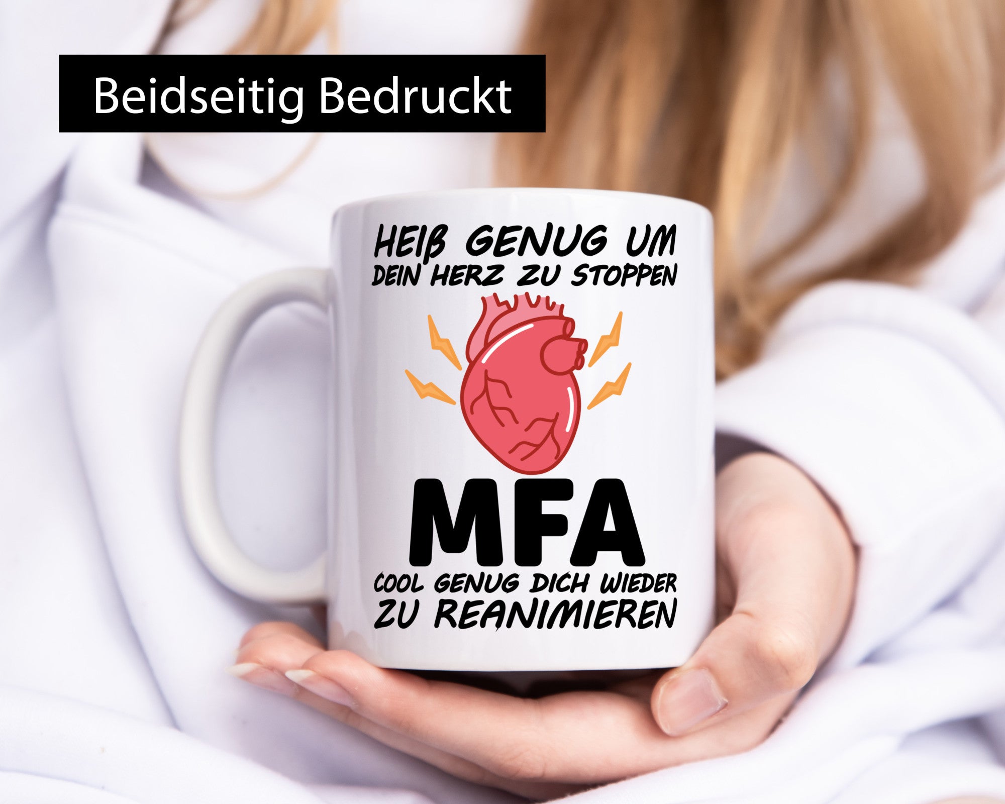 MFA Tasse | Herz Motiv Krankenpfleger Statement lustiger Spruch Geschenk Humor