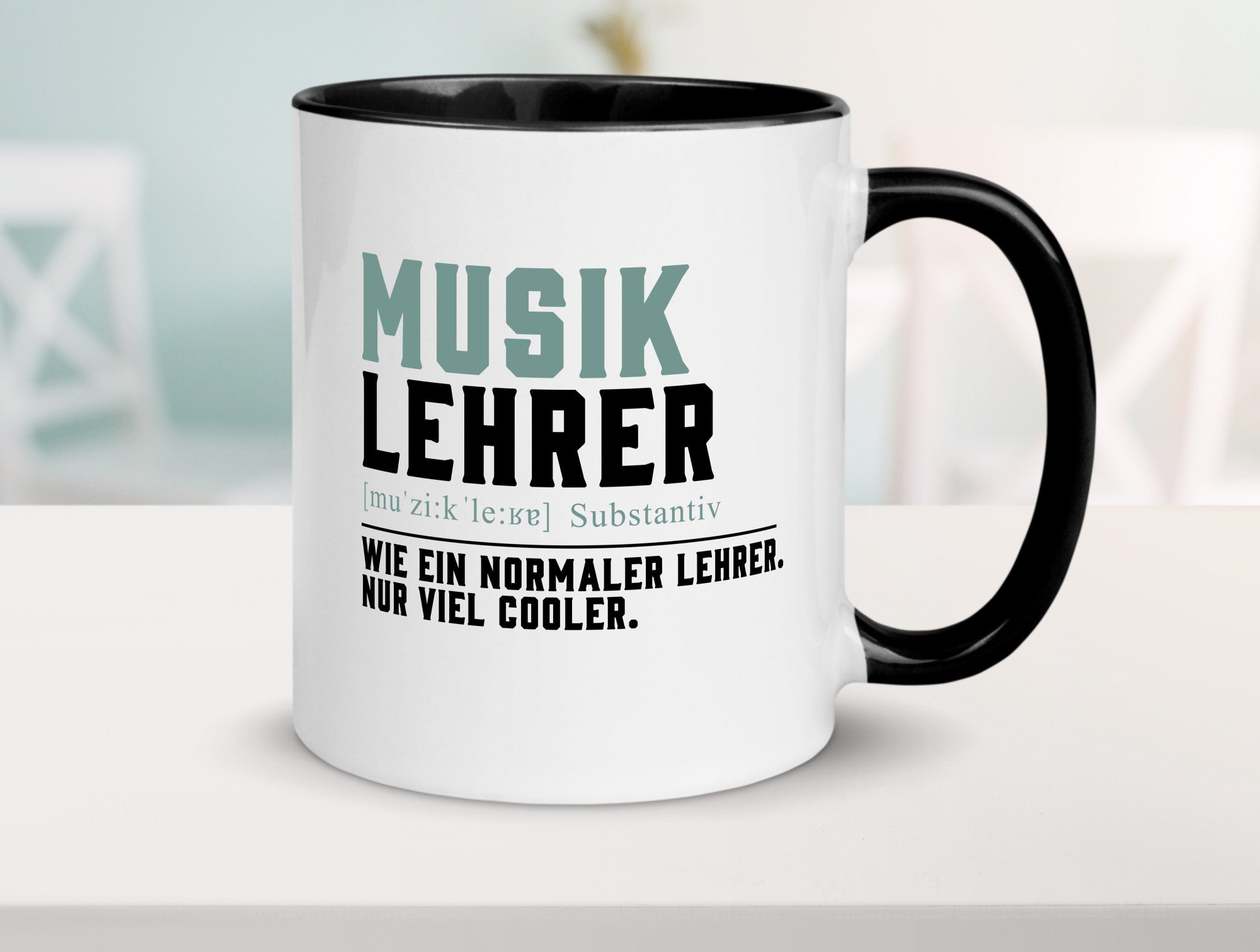 Musiklehrer | Lehrer Unterricht Lieblingslehrer Geschenkidee Humor Tasse