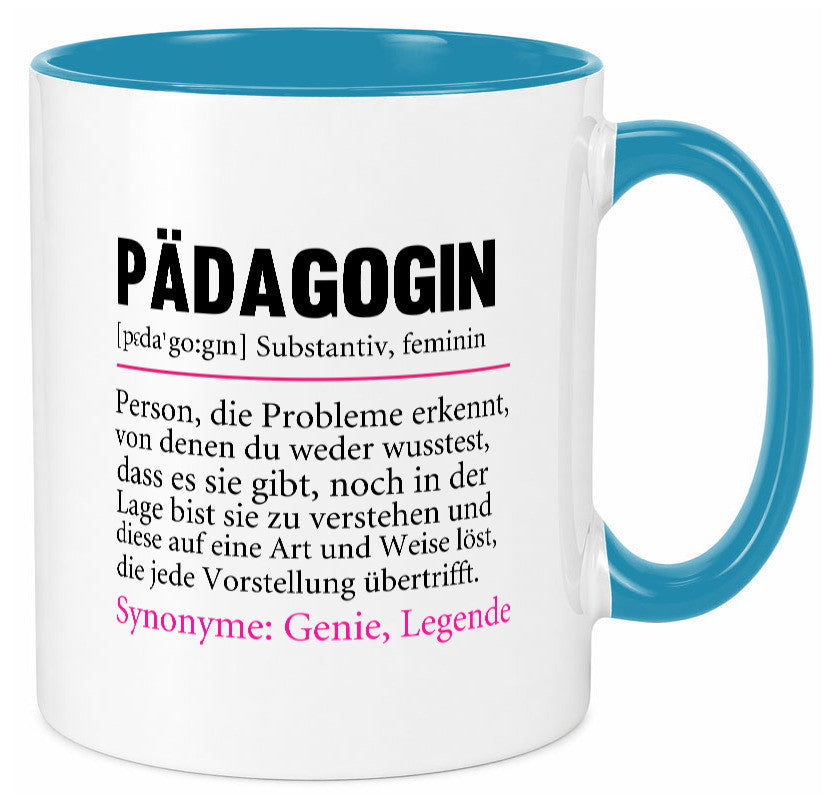 Pädagogin | Spruch lustig Humor Pädagogik v2 Geschenk Geschenkidee lustiger