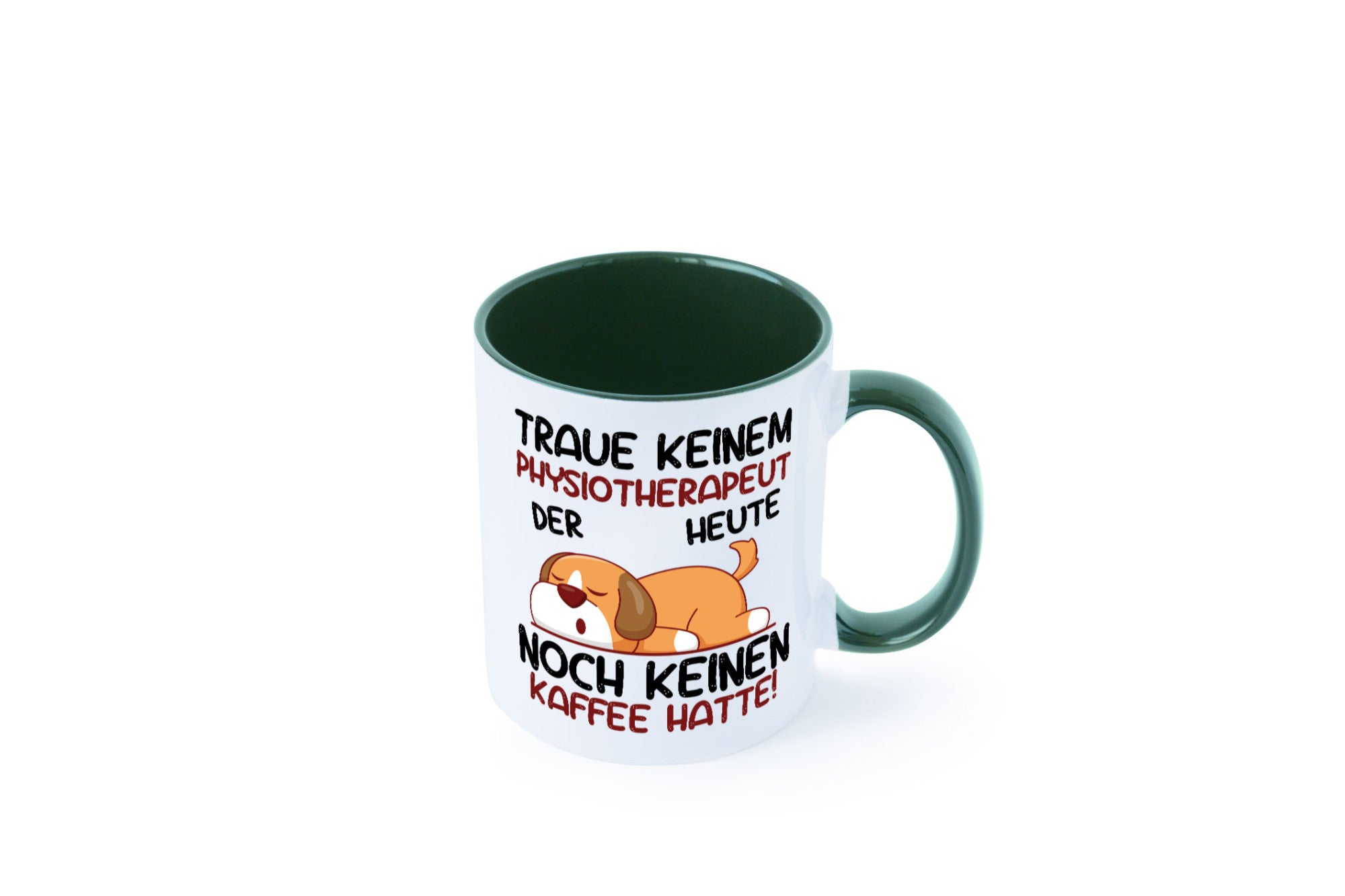 Traue keinem Physiotherapeut v2 Geschenkidee Humor Tasse