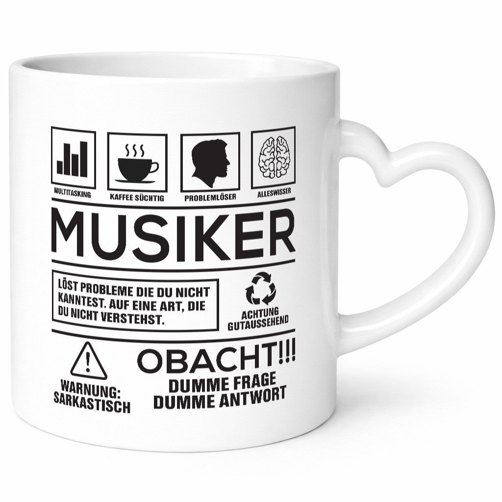 Achtung Probleme Musiker | Musik Musikant lustig Humor Geschenkidee Geschenk