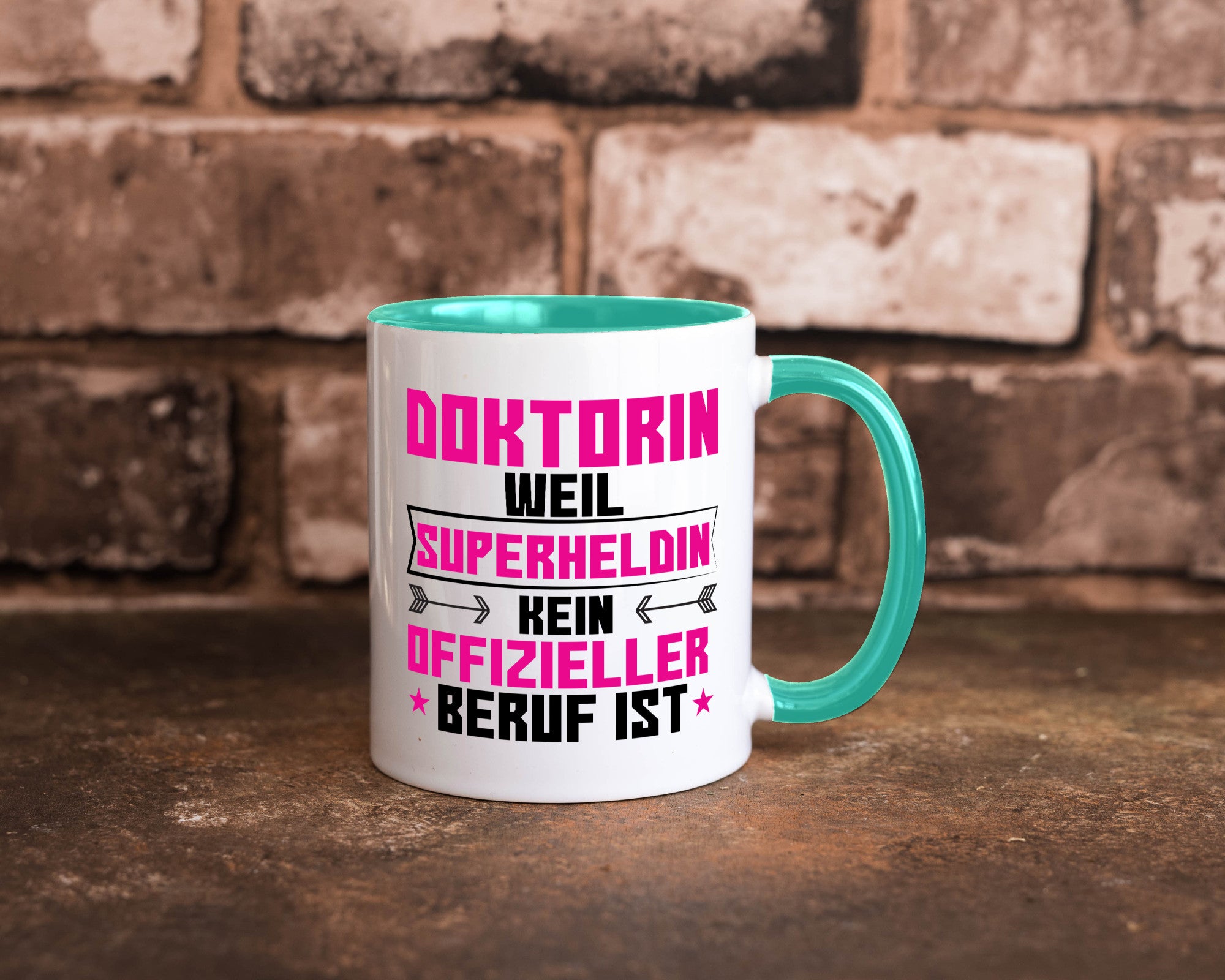 Superheldin Doktorin | Doktorand Doktortitel Geschenkidee Humor Tasse