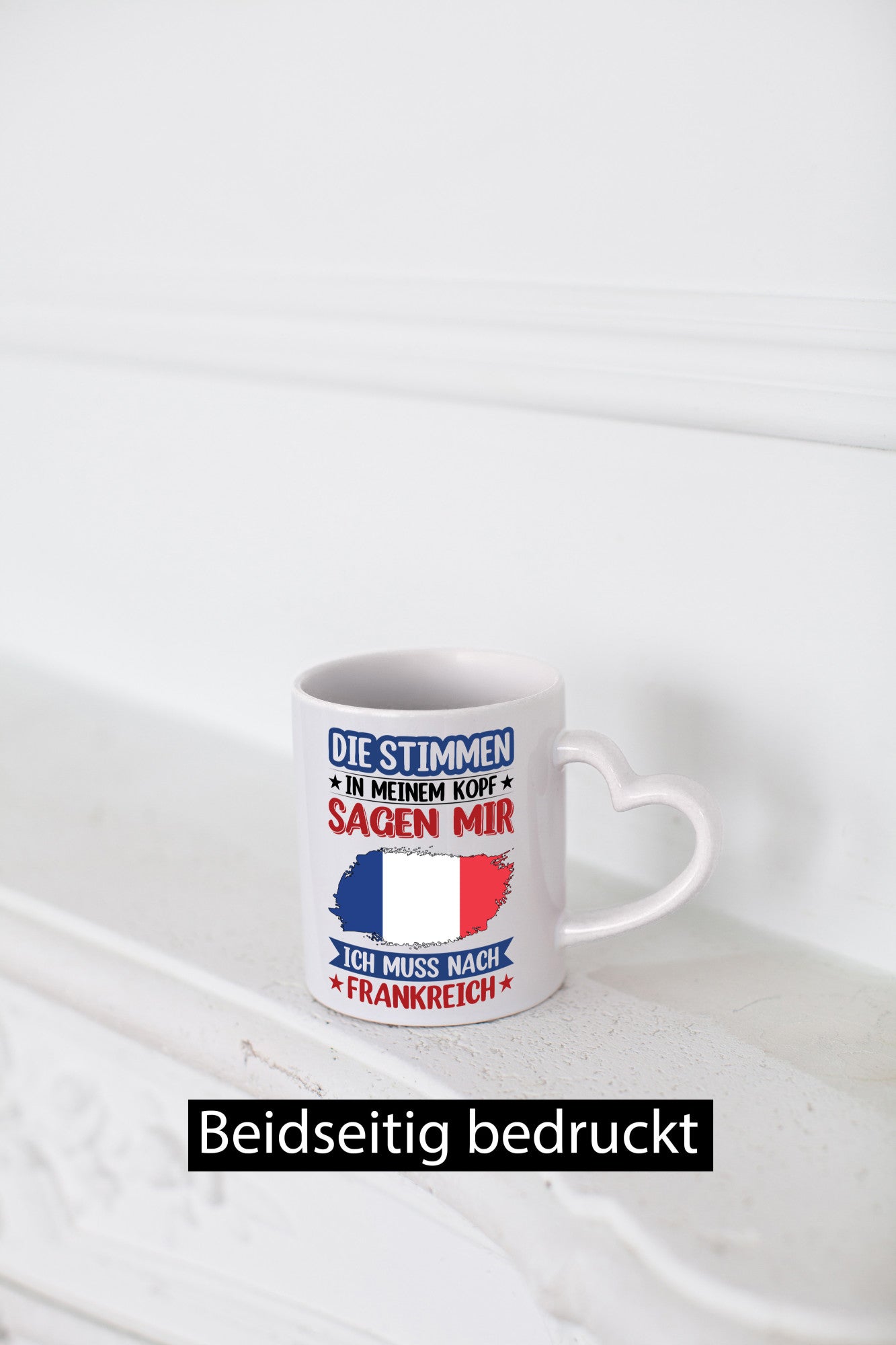 Frankreich | Urlaub Stimmen in meinem Kopf Traumland Geschenkidee Humor Tasse