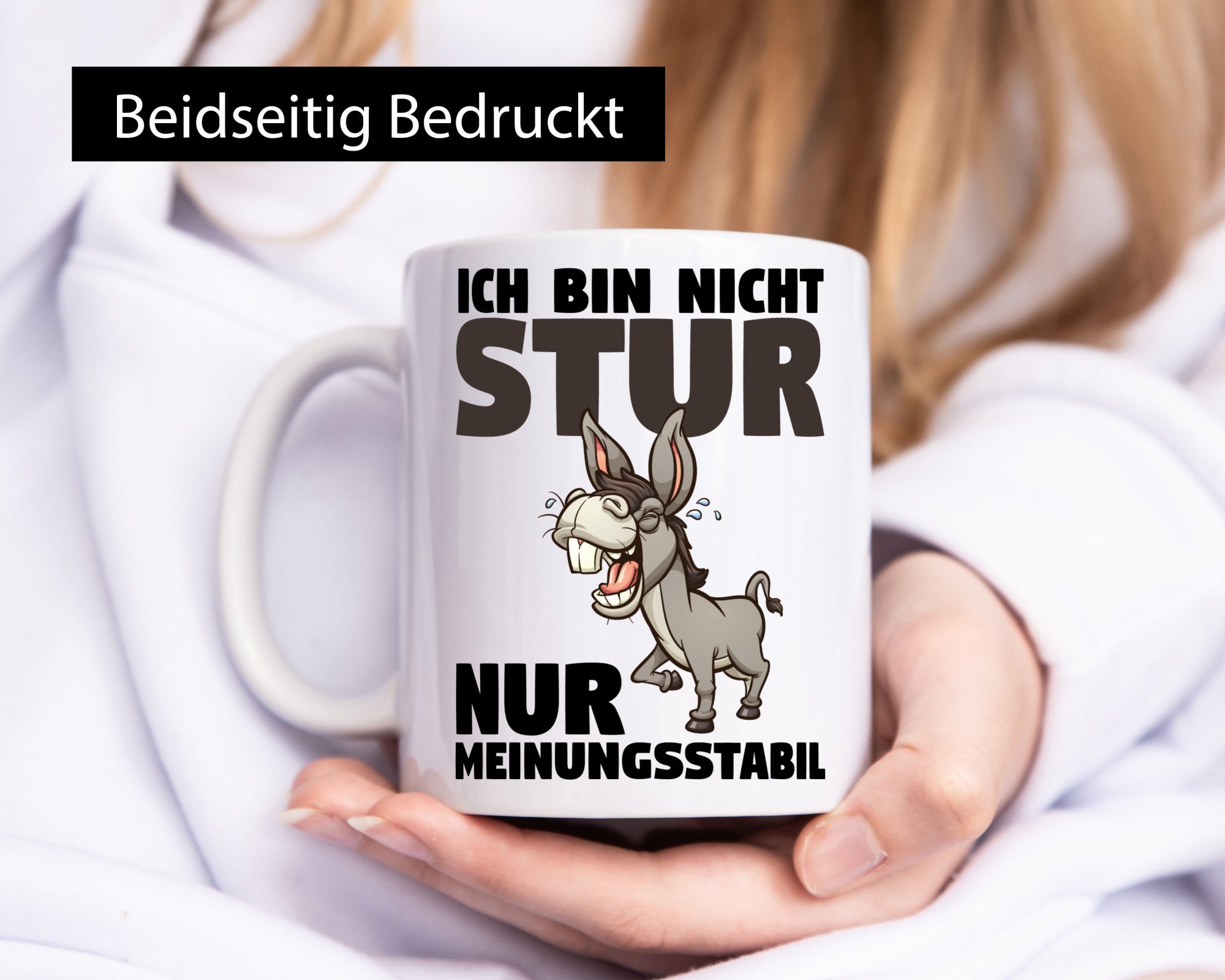 Sturer Esel | Sturkopf Tasse Dickkopf Spruch Humor lustiger Geschenk