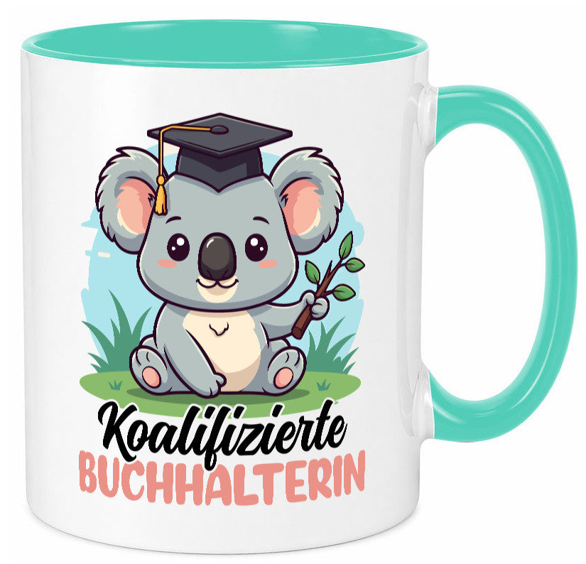 Koalifizierte Buchhalterin | Buchhaltung Humor Geschenk Geschenkidee lustiger Tasse