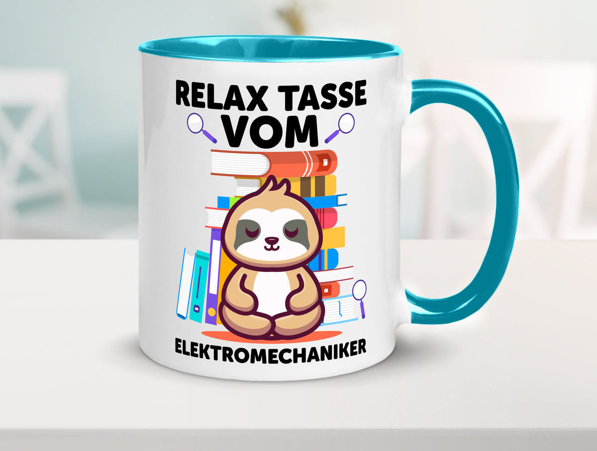 Relax Tasse: Elektromechaniker | Mechaniker Geschenk Humor Geschenkidee
