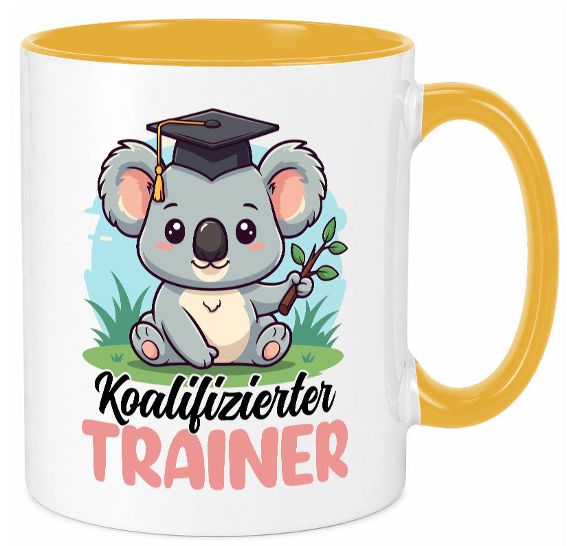 Koalifizierter Trainer | Verein Sport lustiger Spruch Geschenk Humor Tasse